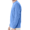 thumbnail image 4 of Hanes Men's Essential-T Long Sleeve T-Shirt, 3-Pack Comfortable Crew Neck Carolina Blue Bulk Tee L, 4 of 5