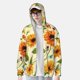 thumbnail image 2 of Fotbe Sunflowers And Butterflies Chaqueta con Protección Solar UPF 50+ para Hombre y Mujer, Camisa con Capucha y Bolsillos-XX-Large, 2 of 7