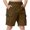 Brown, variant on Boys Cargo Shorts With Drawstring Waist Multiple Pockets Casual Straight Leg Five Point Shorts For Kids And Youth casual Jogging Trousers 11-12 Years