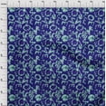 thumbnail image 4 of oneOone Cotton Poplin Twill Indigo Blue Fabric Abstracts Diy Clothing Quilting Fabric Print Fabric By Yard 56 Inch Wide, 4 of 5