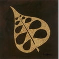 thumbnail image 2 of Kikani, Umang 12x12 Gold Ornate Wood Framed with Double Matting Museum Art Print Titled - Exotic Leaf II, 2 of 4
