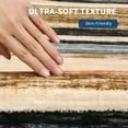thumbnail image 6 of Hasoo 9x12ft Area Rug for Living Room Boho Indoor Carpet Washable Anti-Slip Large Rug for Heavy Traffic, Gray Brown, 6 of 7