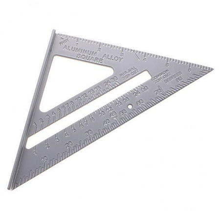

SunniMix 3x7 Aluminum Triangle Ruler Square Framing Measuring Tools