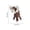 Brown, variant on Qiulaii 2026 Dog Chew Toy for Aggressive Chewers, Stuffed Plush Squeaky Bone with Rope, Interactive Tug of War Teething Toy for Puppies Small Medium Dogs