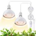 thumbnail image 1 of Bombilla LED Barrina de 50 W (2 x 25 W) de espectro completo, 1 of 9