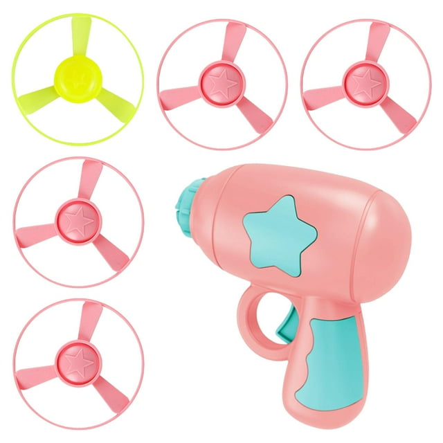 Cat Toy Flying Propellers Juego interactivo para entrenar en interiores y exteriores rosado jinwen Juguetes para buscar gatos