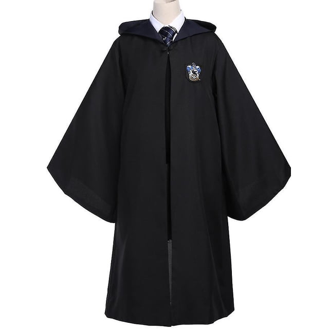 Child Boy Girl Wizard Harry Potter Fancy Dress Cloak Costume Cosplay Halloween Costume Carnival Suit zhangyuxiang LED