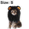 thumbnail image 2 of Peluca de melena de león, disfraz para mascotas, sombrero para Halloween, decoración navideña para gatitos y gatos, 2 of 6