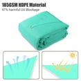 thumbnail image 3 of Yescom 20x16Ft 97% UV Block Rectangle Sun Shade Sail Outdoor Patio Pool Garden Yard Lawn Carport Net Awning Pearl Aqua, 3 of 11