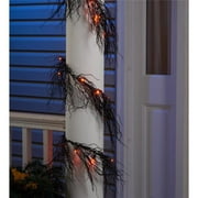 Celebrations 9096139 20 Count 6 ft. LED Black Tangled Root Garland Lights - Orange - Pack of 12