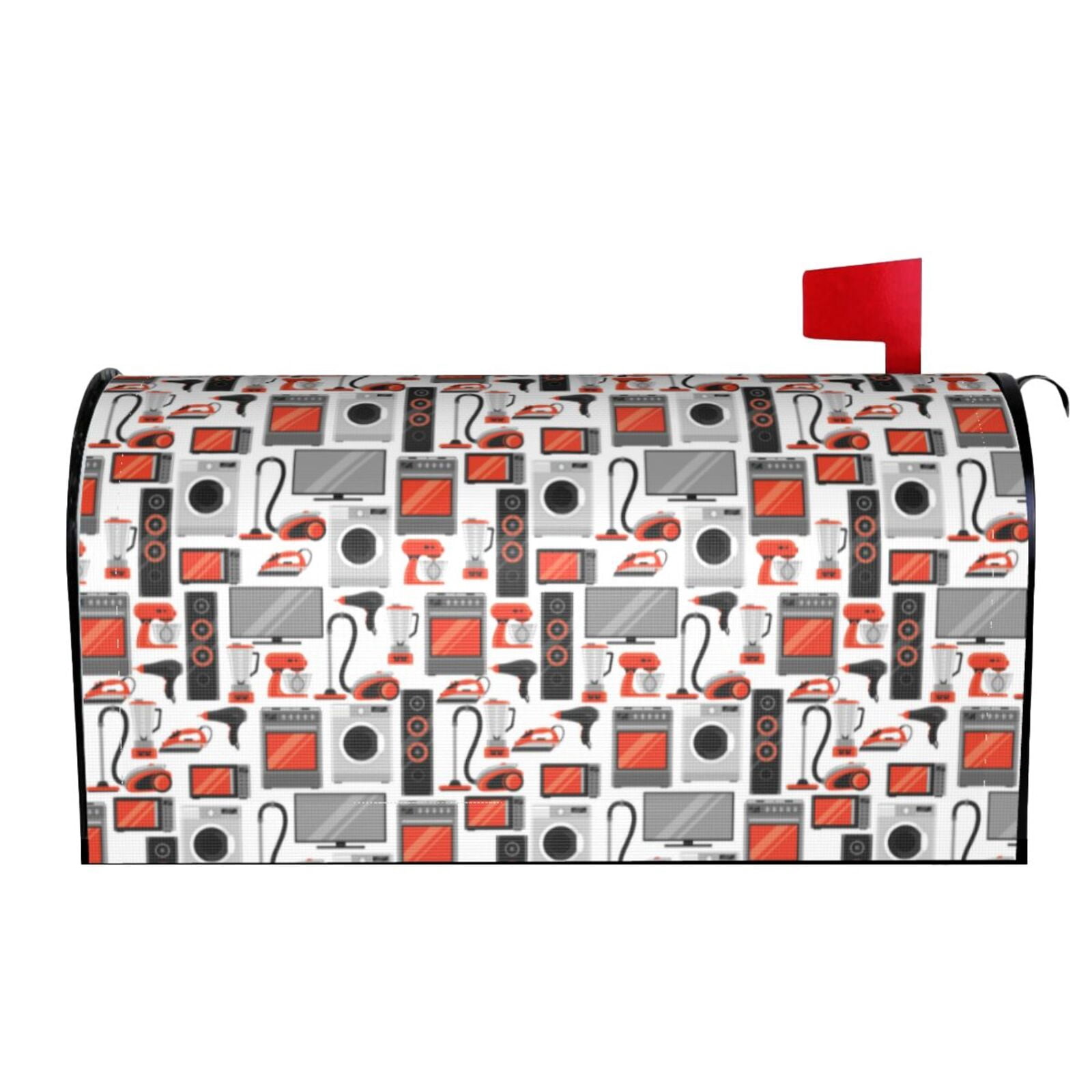 Xecao Modern Life for Mailbox Cover with Magnetic Strips, Waterproof and Sunscreen, Adds a Decorative Touch to Your Garden Yard.