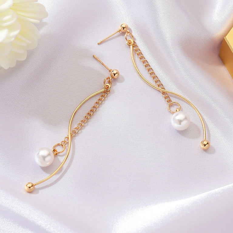 Long delicate deals earrings