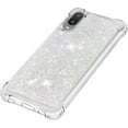 thumbnail image 6 of case for Samsung Galaxy A02 Case for Girls Women, Fashion Shiny Creativity Quicksand Flowing Liquid Floating Soft TPU Cover Glitter Cute Bling Clear Protective Case for Samsung Galaxy M02 RLS White, 6 of 14