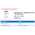 thumbnail image 2 of Head Gasket Set - Compatible with 1998 - 2003 Ford Escort 1999 2000 2001 2002, 2 of 2