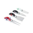 thumbnail image 2 of ART GLASS HANDLE: Cheese Service TOOLS Set -- High Heels Theme, 2 of 2