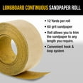 DuraGold Premium 60 Grit Gold Longboard Continuous Sandpaper Roll