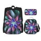 thumbnail image 1 of Balery Colored Abstract Mochila escolar 3 en 1 para niños: mochila resistente con lonchera térmica y estuche para lápices. Mochila escolar para niños y niñas., 1 of 7