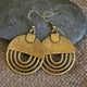 thumbnail image 5 of Nvzi Pendientes colgantes de estilo retro, nuevos y únicos, joyería étnica bohemia vintage (amarillo), 5 of 5