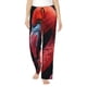 thumbnail image 1 of Balery Closeup Red Flamingo Portrait Pantalones de pijama para mujer, pijamas ultraligeros, pantalones de estar por casa-Small, 1 of 6