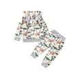 thumbnail image 6 of Baby 2Pcs Spring Outfits Animal Tree Print Hoodie and Pants Set, 6 of 9