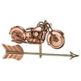 thumbnail image 4 of Good Directions Motorcycle Pure Copper Garden Weathervane with Garden Pole by  Motorcycle Only- Garden pole, 4 of 5