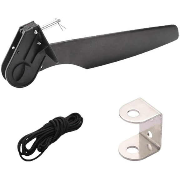 Fishing Watercrafts Canoes Boats Rudder Kayak Nylon Rudder with Rope Foot Control Steering Systems Part Enduring