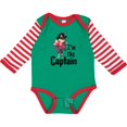 thumbnail image 3 of Inktastic I'm the Captain Pirate Girl Girls Long Sleeve Baby Bodysuit, 3 of 5