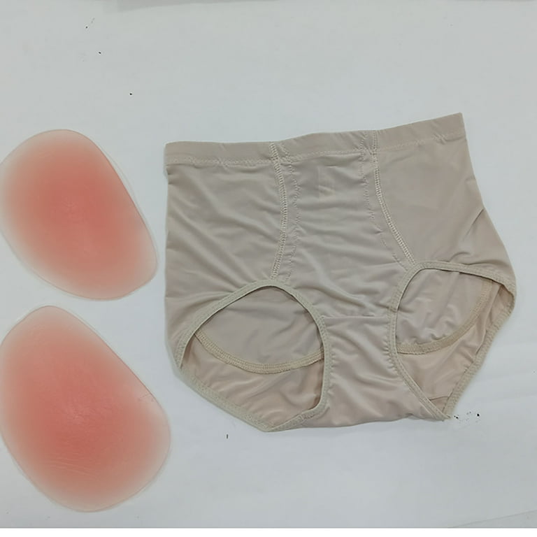 Women Underwear Brief Silicone Butt Padded Buttocks Enhancer Body Shaper  Push Up Pads Panty Set 