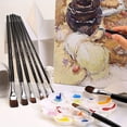 thumbnail image 3 of PEACNNG  12 Premium Filbert Shape Animal Hair Oil Brush Set - Professional Artist Quality - Durable and Versatile Painting Tools to Unleash Creativity, 3 of 7