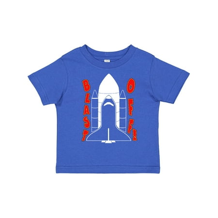 

Inktastic Blast Off! Space Shuttle Launchpad Gift Toddler Boy or Toddler Girl T-Shirt