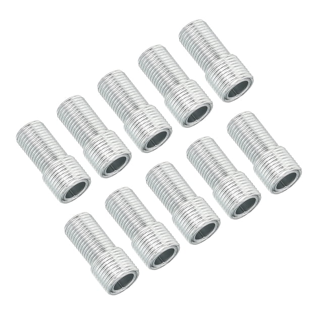 Unique Bargains Adaptateur de Raccord de Réducteur Fileté Double Mâle M12 à M10 25mm 10 Pack