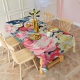 thumbnail image 5 of Pioneer Flower Floral Print Pattern Rectangle Tablecloth 60"x120",Waterproof Polyester Rectangle Table Cloth, Wipeable Spillproof Polyester Tablecloth for Dining, Camping, Indoor and Outdoor, 5 of 6