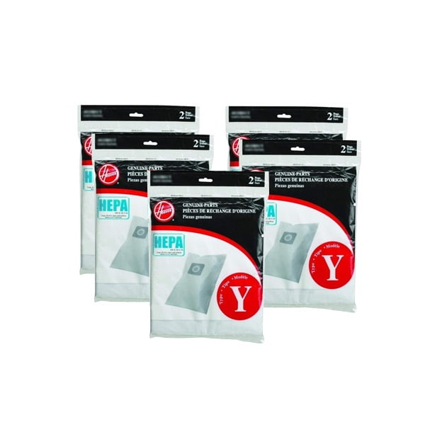 Genuine Hoover Cloth Style Y HEPA Vacuum Bags Type AH10040 Windtunnel