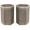 Gray, variant on Home Square Large Coastal Ceramic Side Table in Cobalt Blue - Set of 2