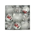 thumbnail image 1 of Matoen12 9Pcs 3.15" Christmas Ball Ornaments Shatterproof Christmas Hanging Decorations for Xmas Wedding Party Holiday Decorations(Silver), 1 of 3