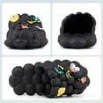 thumbnail image 5 of Kids Bubble Slides with Charms Boys Girls Funny Lychee Bubble Slippers Soft Massage Golf Ball Shoes Non-Slip House Slippers for Shower Bedroom Beach Pool, 5 of 6