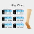 thumbnail image 3 of Compression Stockings Men Women 20-30 MmHg Nursing Cycling Socks Blood Circulation Promotion Slimming Compression Socks 33157 S M, 3 of 6