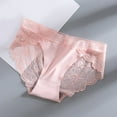 thumbnail image 2 of B91xZ Culottes Invisibles en Coton pour Femmes, Bikini Sans Couture, Couverture Demi-Dos, Rose m, 2 of 3
