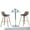 Distressed Chocolate Brown, variant on WyndenHall Cacey Mid Century Modern Bentwood Counter Height Stool (Set of 2) - 20.7'' x 21.1'' x 36.6 Distressed Chocolate Brown Natural Finish