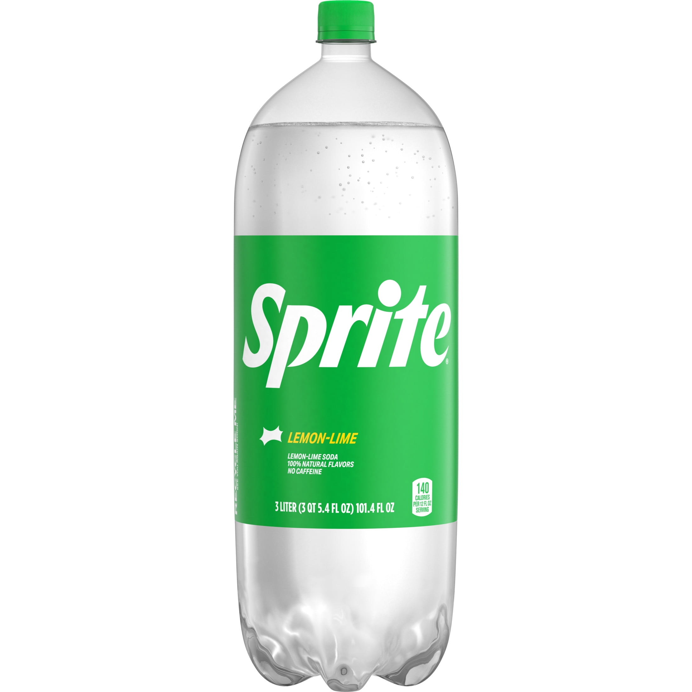 Sprite Lemon-Lime Caffeine Free Soda Pop Bottle, 3 Liters