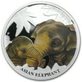 thumbnail image 1 of 2014 Australia 1/2 oz Silver Mother's Love Proof (Asian Elephant), 1 of 3