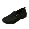 thumbnail image 2 of Quaouag Women Wedge Shoes Breathable Mesh Sneakers Slip On Comfort Walking Shoes, 2 of 7