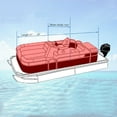 thumbnail image 5 of SEBLAFF Boat Cover Waterproof Trailerable Pontoon Heavy Duty Fabric Gray 21 22 23 24FT 102", 5 of 8