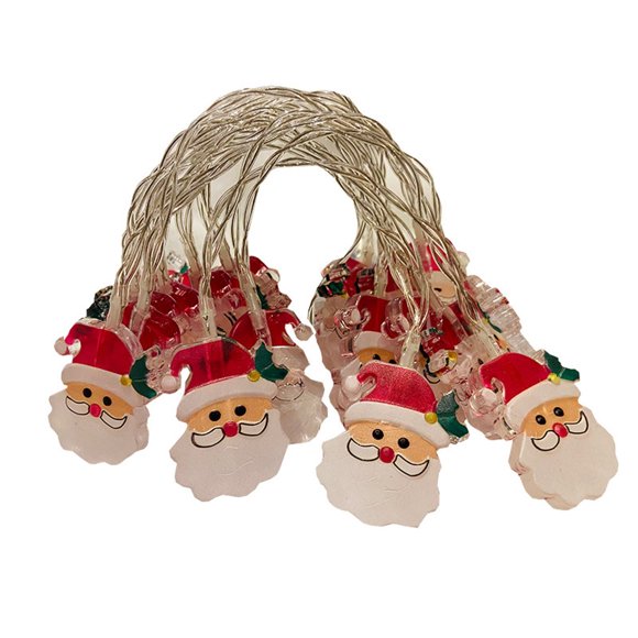 A 59 Inches Christmas Led Light String For Tree Decoration Holiday Colorful Lights Indoor Outdoor Festive Party Decor Battery Operated Style A