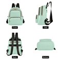 thumbnail image 2 of JIALIOU Mini Backpack Purse for Women Quilted Casual Daypack Small Travel Shoulder Bag, Pastel Green, 2 of 7