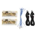 thumbnail image 2 of Qiilu Encodeur USB Sans Délai, Kit de Pièces Arcade, Accessoires pour Encodeur USB Sans Délai Kit DIY Ensemble Câble USB Bouton LED, 2 of 5