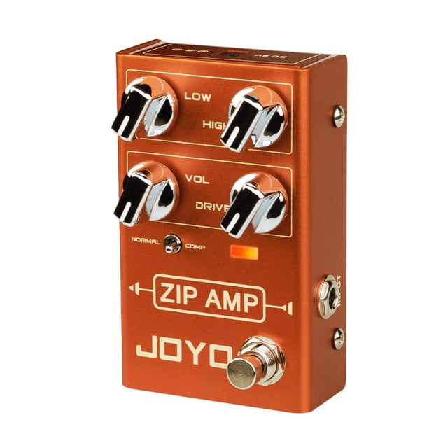 Pedal de compresión Overdrive JOYO ZIP AMP R-04 para guitarra