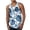 A1-Black230, variant on XIAONU Men Floral Print Tank Top Crew Neck Sleeveless Beach Shirt