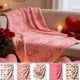 thumbnail image 1 of Manta de forro polar de franela - Manta suave para siestas de doble cara 39x51 pulgadas - Manta rosa de poliéster para adultos y hogar, 1 of 6