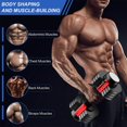 Adjustable Dumbbells 5in1 Adjustable Dumbbell 25 lbs with Fast